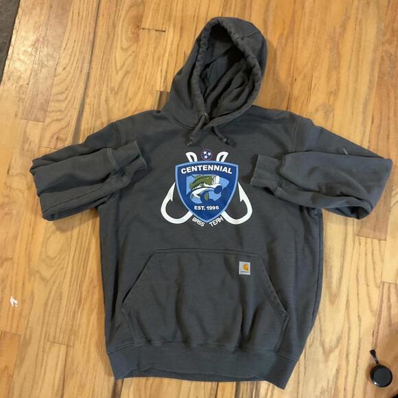 Carhartt Other - Carhartt Centennial Bass Team Hooded Sweatshirt size Large